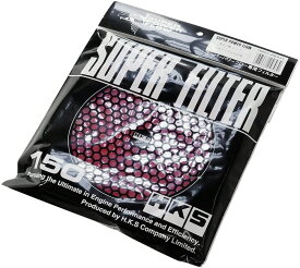 HKS スーパーパワーフロー用Φ150交換用フィルター（カラー：レッド） 湿式2層タイプ 汎用 70001-AK031