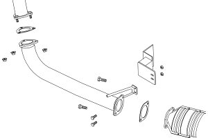 tWc{ FRONT PIPE tgpCv S15 VrA 2.0 ^[{ SR20DET H11.1`H14.8 610-13063