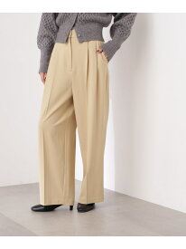 【SALE／50%OFF】ツータックワイドパンツ N. Natural Beauty Basic エヌ ナチュラルビューティーベーシック* パンツ その他のパンツ グレー ネイビー イエロー【RBA_E】【送料無料】[Rakuten Fashion]