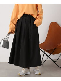 【SALE／50%OFF】ポプリンタックギャザースカート N. Natural Beauty Basic エヌ ナチュラルビューティーベーシック* スカート その他のスカート グリーン ブラック ホワイト【RBA_E】【送料無料】[Rakuten Fashion]