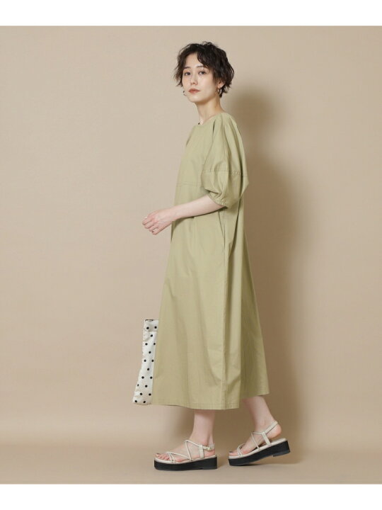 楽天市場】フォルムスリーブAラインワンピース N. Natural Beauty  