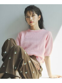 【SALE／10%OFF】ヘアリーニットトップス N. Natural Beauty Basic エヌ ナチュラルビューティーベーシック* トップス ニット ホワイト グレー ピンク【RBA_E】【送料無料】[Rakuten Fashion]