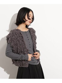 【SALE／30%OFF】ループニットベスト N. Natural Beauty Basic エヌ ナチュラルビューティーベーシック* トップス ニット ベージュ グレー【RBA_E】【送料無料】[Rakuten Fashion]