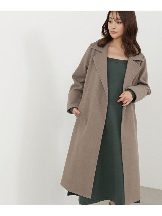 楽天市場】ライトメルトンガウンコート N. Natural Beauty Basic エヌ 