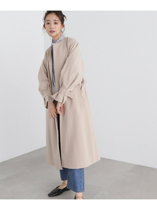 楽天市場】【SALE／40%OFF】TRダブルクロスノーカラーコート N 