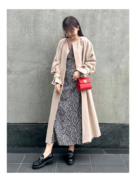 楽天市場】【SALE／40%OFF】TRダブルクロスノーカラーコート N 