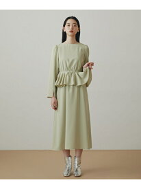 【SALE／50%OFF】4wayラッフルワンピース N. Natural Beauty Basic エヌ ナチュラルビューティーベーシック* ワンピース・ドレス ワンピース グリーン ブラック ベージュ【RBA_E】【送料無料】[Rakuten Fashion]