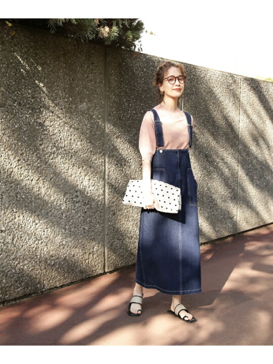 楽天市場 ハイウエストデニムジャンパースカート N Natural Beauty Basic エヌ ナチュラルビューティーベーシック ワンピース ワンピースその他 ブルー ブラック ブラウン 送料無料 Rakuten Fashion N Natural Beauty Basic