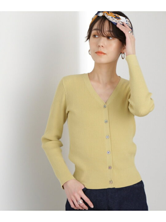 楽天市場】【SALE／50%OFF】レーヨンコットン混Vネックリブ  