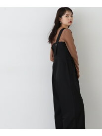【SALE／60%OFF】ワイドショルダーベアサロペット N. Natural Beauty Basic エヌ ナチュラルビューティーベーシック* ワンピース・ドレス ワンピース ベージュ ブラック【RBA_E】【送料無料】[Rakuten Fashion]