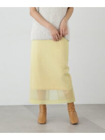 【SALE／60%OFF】シアーボンディングスカート N. Natural Beauty Basic エヌ ナチュラルビューティーベーシック* スカート その他のスカート イエロー ブラック【RBA_E】【送料無料】[Rakuten Fashion]