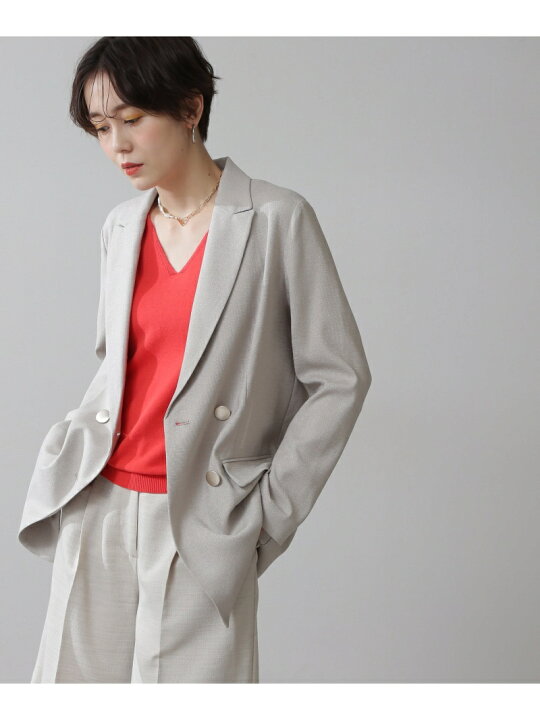楽天市場】【SALE／20%OFF】リスタビュールテーラードダブルジャケット 