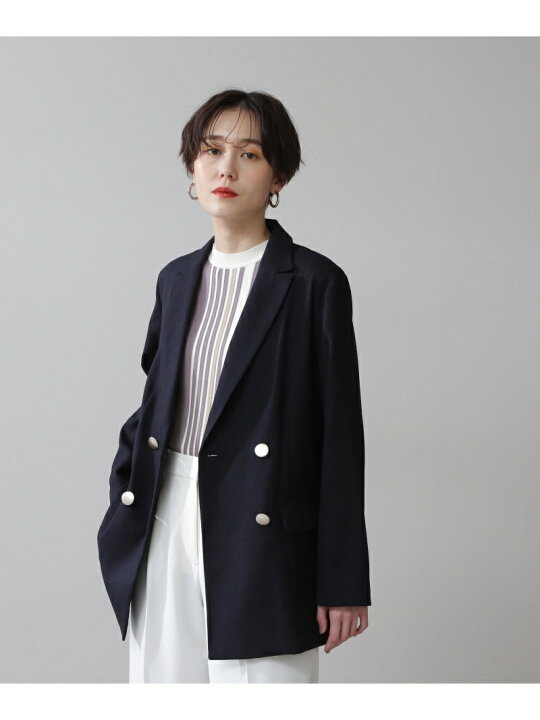 楽天市場】【SALE／20%OFF】リスタビュールテーラードダブルジャケット 
