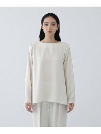 【SALE／50%OFF】＜NAVYNAVY＞洗えてシワになりづらい楽ちんキレイ見えセットアップ N. Natural Beauty Basic エヌ ナチュラルビューティーベーシック* トップス シャツ・ブラウス ネイビー ホワイト【RBA_E】【送料無料】[Rakuten Fashion]