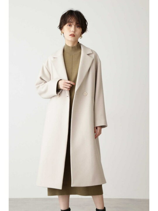 楽天市場 Sale 60 Off ハミルトンチェスターコート N Natural Beauty Basic エヌ ナチュラルビューティーベーシック コート ジャケット ロングコート ホワイト ブラウン Rba E 送料無料 Rakuten Fashion N Natural Beauty Basic
