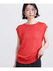 【SALE／50%OFF】リネンライクオーバーニット N. Natural Beauty Basic エヌ ナチュラルビューティーベーシック* トップス ニット レッド ブラウン ホワイト【RBA_E】【送料無料】[Rakuten Fashion]