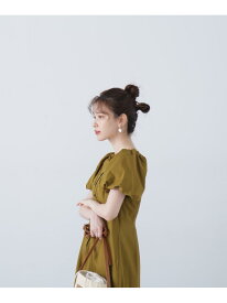 【SALE／10%OFF】デザインダーツボタンワンピース《S Size Line》 N. Natural Beauty Basic エヌ ナチュラルビューティーベーシック* ワンピース・ドレス ワンピース ホワイト ブラック ブラウン【RBA_E】【送料無料】[Rakuten Fashion]