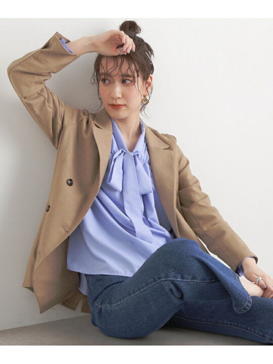 楽天市場】【SALE／60%OFF】麻混ダブルテーラードジャケット N 