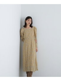 【SALE／60%OFF】楊柳プリントワンピース N. Natural Beauty Basic エヌ ナチュラルビューティーベーシック* ワンピース・ドレス ワンピース ブラック イエロー【RBA_E】【送料無料】[Rakuten Fashion]