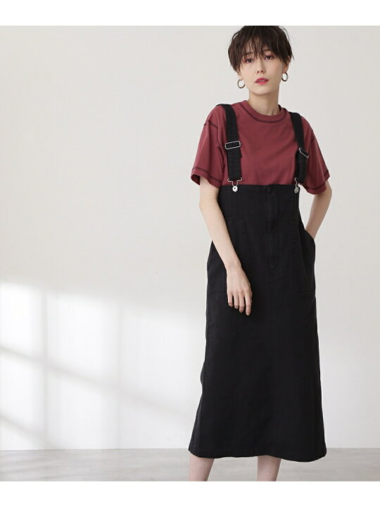楽天市場】【SALE／50%OFF】ハイウエストデニムジャンパースカート N 