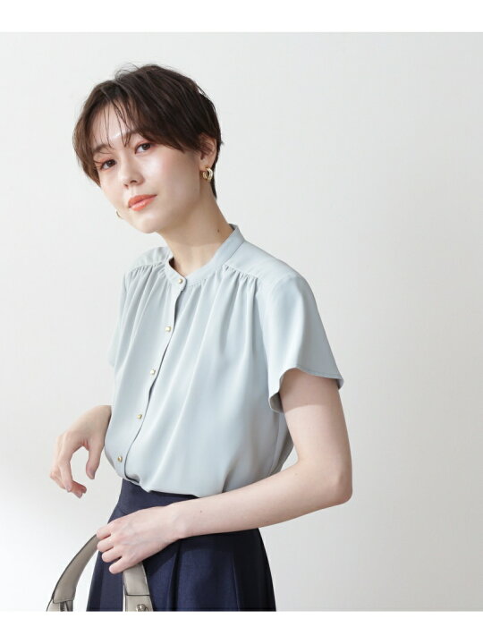 楽天市場】ゴールドボタンとろみブラウス＜WEB限定商品＞ N 