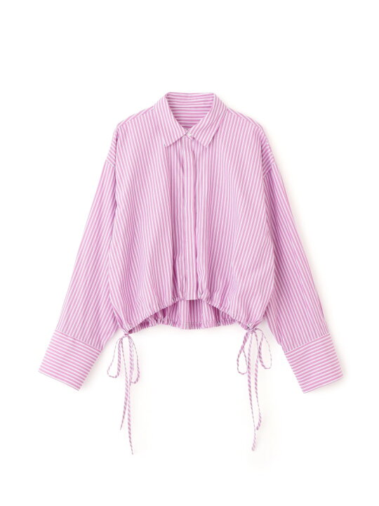 楽天市場】【SALE／60%OFF】ドローストリングストライプシャツ N 