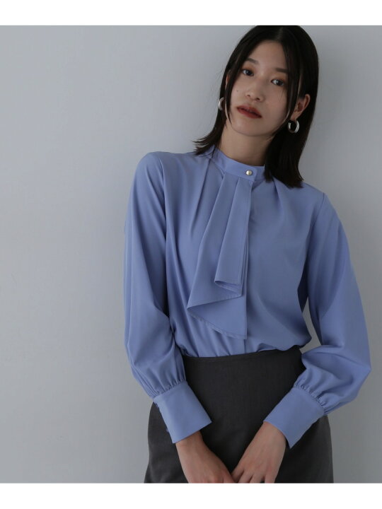 楽天市場】【SALE／30%OFF】フリルタイロングスリーブブラウス N 