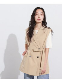 【SALE／50%OFF】トレンチ風ジレ N. Natural Beauty Basic エヌ ナチュラルビューティーベーシック* ジャケット・アウター ブルゾン・ジャンパー ベージュ【RBA_E】【送料無料】[Rakuten Fashion]