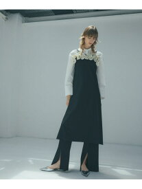 スリットフレアパンツ《S Size Line》 N. Natural Beauty Basic エヌ ナチュラルビューティーベーシック* パンツ その他のパンツ ブラウン ブラック【送料無料】[Rakuten Fashion]
