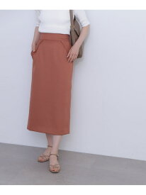 【SALE／30%OFF】フラップデザイン麻調タイトスカート《S Size Line》 N. Natural Beauty Basic エヌ ナチュラルビューティーベーシック* スカート その他のスカート ピンク ホワイト ブラウン【RBA_E】【送料無料】[Rakuten Fashion]