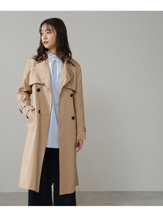 楽天市場 ベーシックトレンチコート S Size Line N Natural Beauty Basic エヌ ナチュラルビューティーベーシック コート ジャケット ロングコート ベージュ ネイビー 送料無料 Rakuten Fashion N Natural Beauty Basic