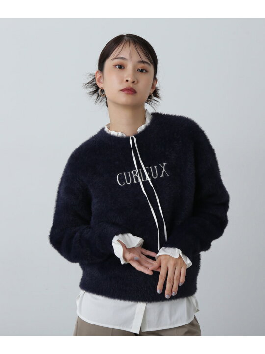 楽天市場】【SALE／60%OFF】刺繍ロゴフェザーニット N. Natural Beauty 