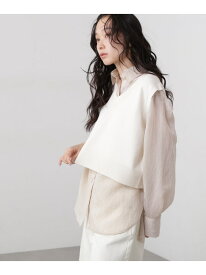【SALE／60%OFF】Vネックショートベスト N. Natural Beauty Basic エヌ ナチュラルビューティーベーシック* トップス ニット ホワイト ブラック ベージュ【RBA_E】[Rakuten Fashion]