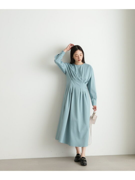 エヌナチュラルビューティーベーシック*] カジュアルドレス ウエスト  