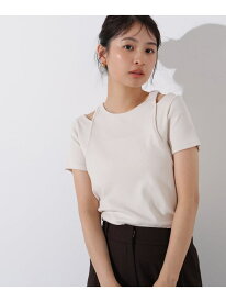 【SALE／60%OFF】タンクレイヤード風カットソー N. Natural Beauty Basic エヌ ナチュラルビューティーベーシック* トップス カットソー・Tシャツ ホワイト ブラック ブルー【RBA_E】[Rakuten Fashion]