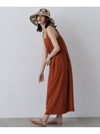 【SALE／50%OFF】ギャザーストラップワンピース N. Natural Beauty Basic エヌ ナチュラルビューティーベーシック* ワンピース・ドレス ワンピース ブラック ブラウン【RBA_E】【送料無料】[Rakuten Fashion]