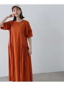 【SALE／50%OFF】サイドティアードワンピース《S Size Line》 N. Natural Beauty Basic エヌ ナチュラルビューティーベーシック* ワンピース・ドレス ワンピース ブルー グレー オレンジ【RBA_E】【送料無料】[Rakuten Fashion]