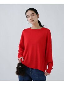 【SALE／50%OFF】＜NAVYNAVY＞毛玉になりにくい前後2WAY華奢みえニット N. Natural Beauty Basic エヌ ナチュラルビューティーベーシック* トップス ニット ブラウン レッド ネイビー ブルー【RBA_E】【送料無料】[Rakuten Fashion]