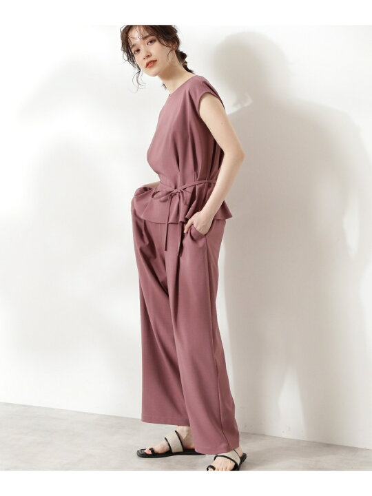 楽天市場 麻調セットアップ N Natural Beauty Basic エヌ ナチュラルビューティーベーシック ワンピース ワンピースその他 ピンク ブラック ブラウン カーキ 送料無料 Rakuten Fashion N Natural Beauty Basic