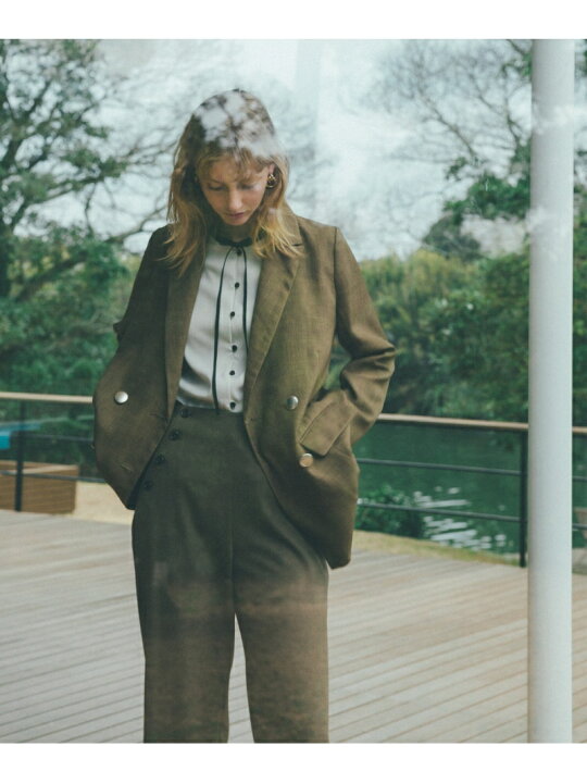 楽天市場】【SALE／30%OFF】麻調ピークドダブルジャケット N. Natural 