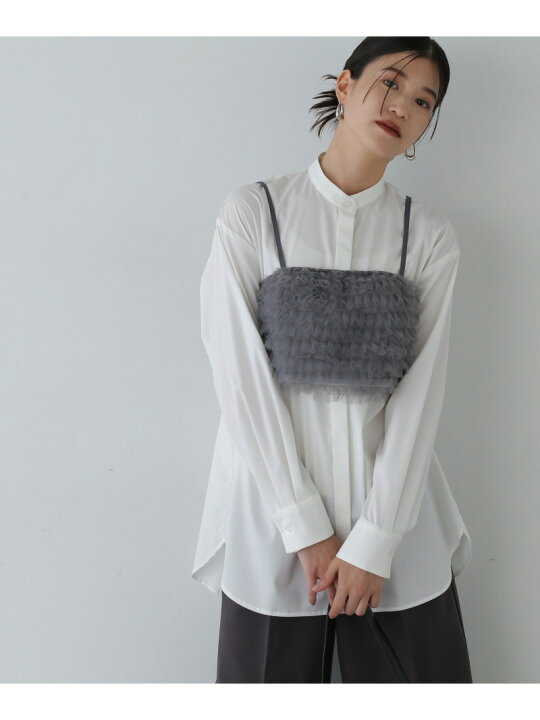 楽天市場】【SALE／60%OFF】チュールビスチェ&シャツセット N. Natural  