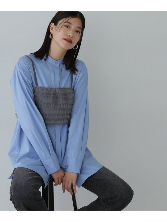 楽天市場】【SALE／60%OFF】チュールビスチェ&シャツセット N. Natural  