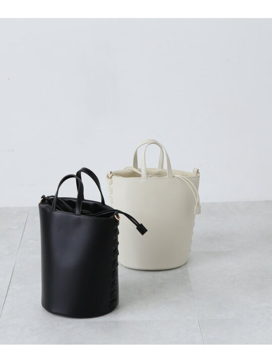 楽天市場】【SALE／60%OFF】サイドかがり巾着ショルダーバッグ N 