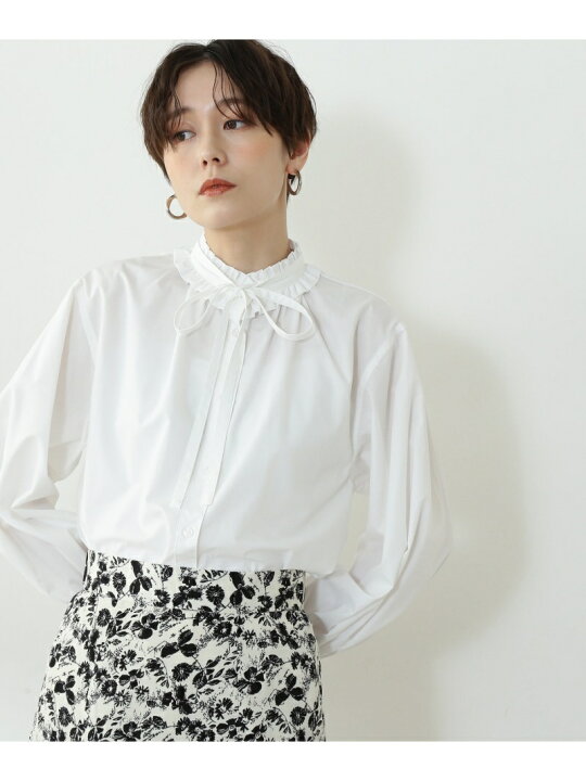 楽天市場】リボンタイフリルシャツブラウス N. Natural Beauty Basic 