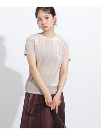 【SALE／60%OFF】ベロアTシャツ N. Natural Beauty Basic エヌ ナチュラルビューティーベーシック* トップス カットソー・Tシャツ ネイビー ブラウン ベージュ【RBA_E】[Rakuten Fashion]