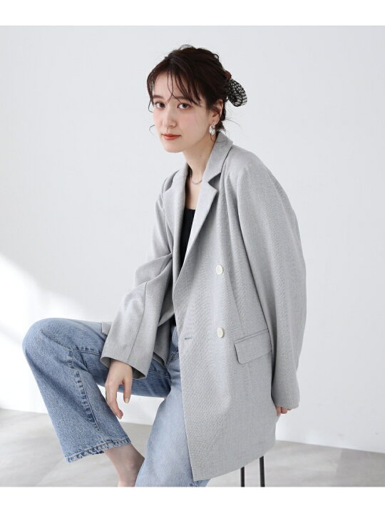 楽天市場】【SALE／60%OFF】ダブルテーラードリラックスジャケット N 