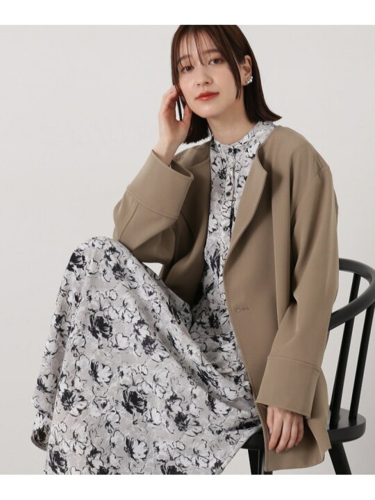 楽天市場】ダブルクロスノーカラーショートコート《S Size Line》 N 