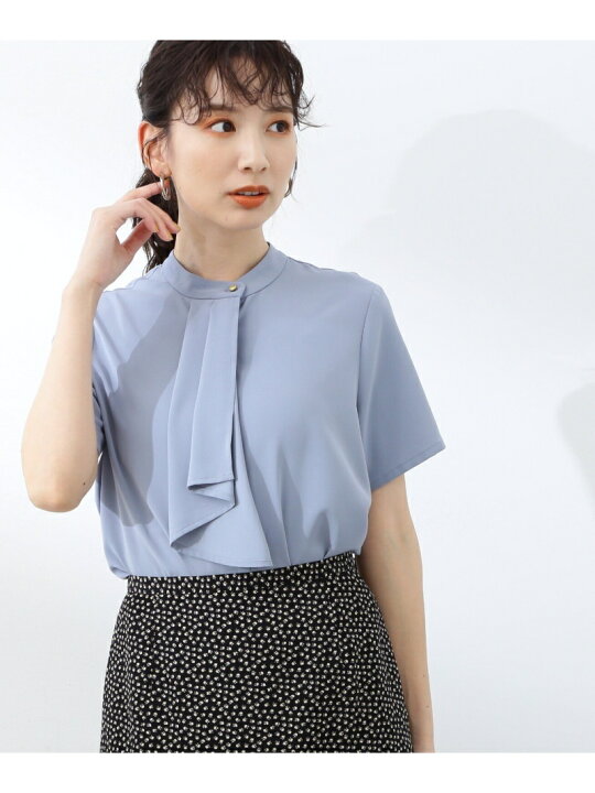 楽天市場】【SALE／30%OFF】ボウタイ風半袖ブラウス N. Natural Beauty 