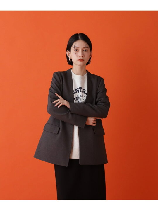楽天市場】【SALE／30%OFF】ノーカラーシングルジャケット N. Natural 