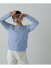【SALE／60%OFF】タンクレイヤーカットソー N. Natural Beauty Basic エヌ ナチュラルビューティーベーシック* トップス カットソー・Tシャツ グレー ブルー ホワイト【RBA_E】[Rakuten Fashion]